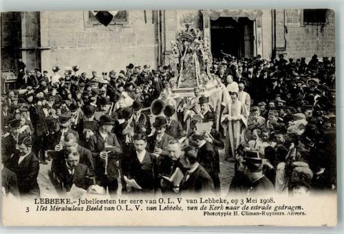 Lebbeke Jubelfest 1908 Kirche