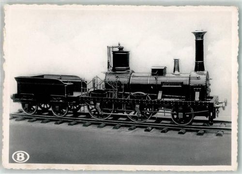 Lokomotive L'Elephant der Belgischen Eisenbahnen von 1835 Dampflokomotive