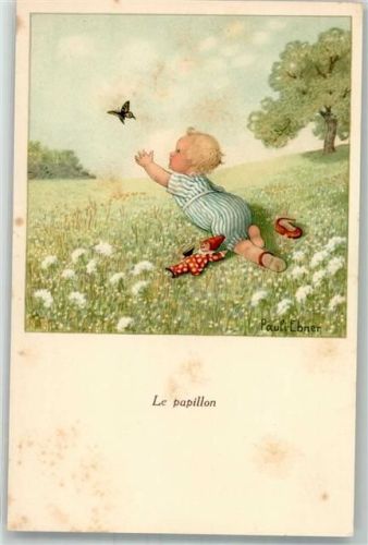 Kleinkind Schmetterling Le papillon Verlag August Rökl 1356