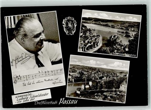 Passau Ludwig Schmidseder Dreiflüsse-Mündung