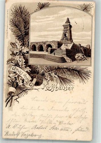 Steinthaleben 1903 Kyffhäuser-Denkmal