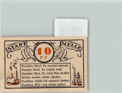 Melle Notgeldschein