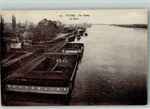 Worms Rhein Le Rhin