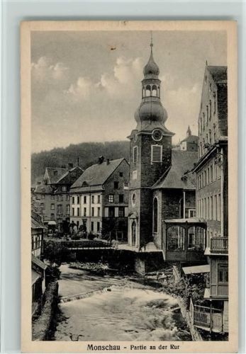 Monschau Partie an der Rur Montjoie