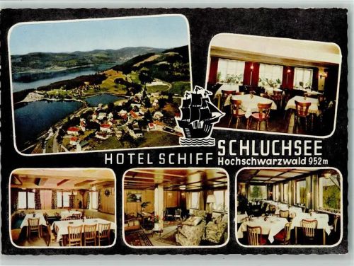 Schluchsee Hotel Schiff Innenaufnahmen Sitzgruppe Gastraum Mehrfachaufnahme