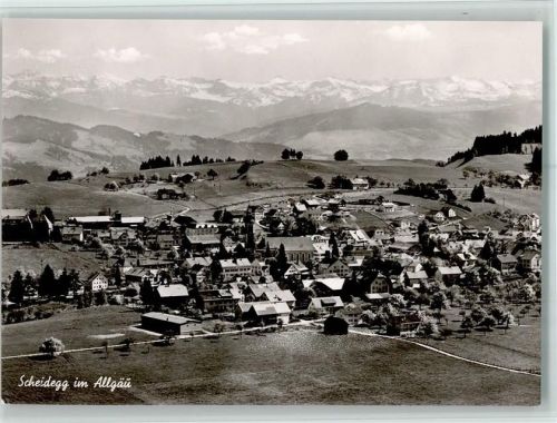 Scheidegg Luftaufnahme