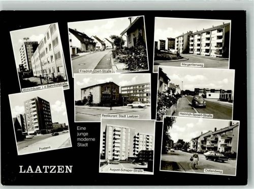 Laatzen Heinrich Spoerl-Strasse VW Käfer Gasthaus Stadt Laatzen August Schapper-Strasse Postamt