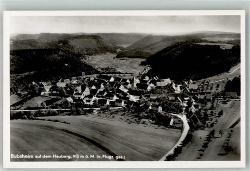 Bubsheim Fliegeraufnahme Auf dem Heuberg freigeg. d. R.L.M.