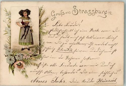Strasbourg 1900 Tracht