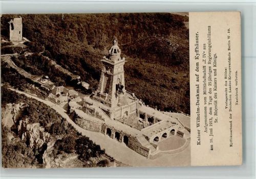 06567 O4712 Kyffhäuser - Militärluftschiffaufnahme Z IV Kaiser Wilhelm-Denkmal auf dem Kyffhäuser