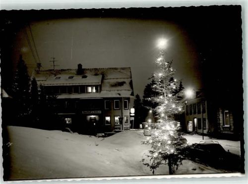 78141 W7741 Schönwald im Schwarzwald FOTO KEINE AK Winter Ort handschriftlich Gasthaus zum Falken
