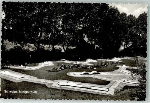 58332 W5830 Schwelm Foto AK Minigolf