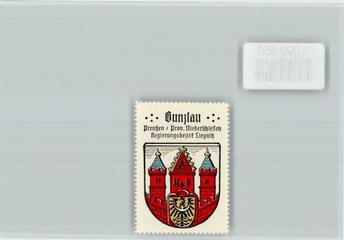 Bunzlau Vignette Wappen Kaffee Hag ca 1920-1940