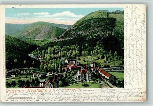 Neustadt 1908 Neustadter Tal
