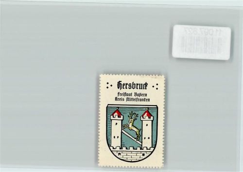 Hersbruck Vignette Wappen Kaffee Hag ca 1920-1940