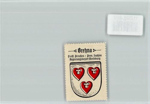 06796 O4402 Brehna - Vignette Wappen Kaffee Hag ca 1920-1940