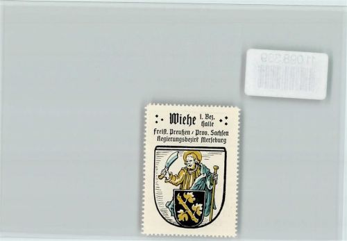 Wiehe Vignette Wappen Kaffee Hag ca 1920-1940