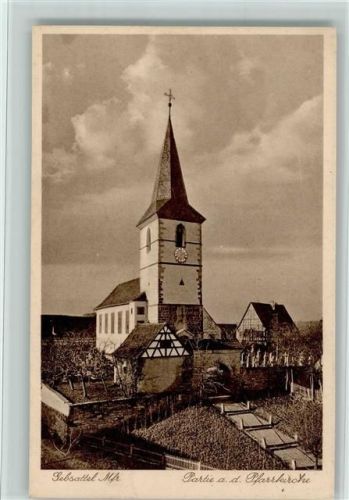 Gebsattel Partie a.d. Pfarrkirche