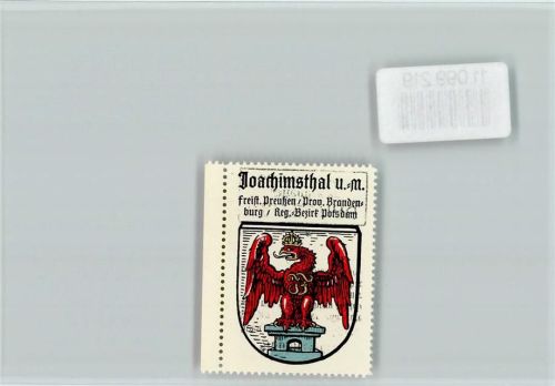 Joachimsthal Vignette Wappen Kaffee Hag ca 1920-1940