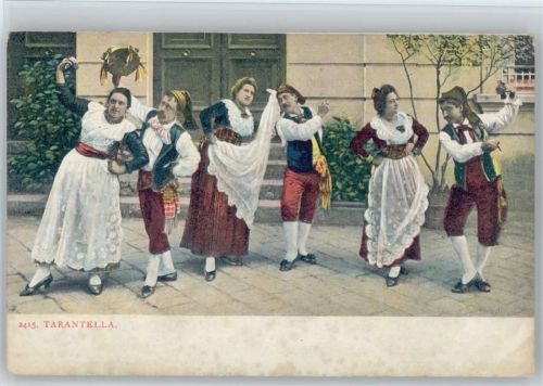 Italien Tarantella Volkstanz - Kastagnetten