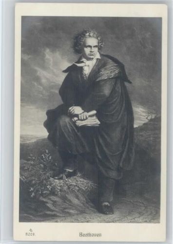 mit schwarzem Mantel und Noten in der Hand Foto ca 1900 K