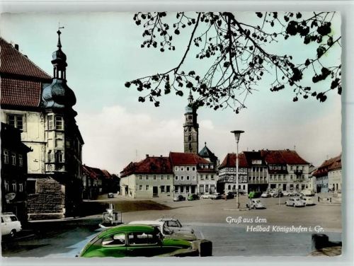 Bad Königshofen Ortsansicht VW Käfer