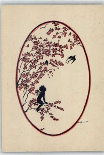 1941 Fabelwesen Elfe im Baum
