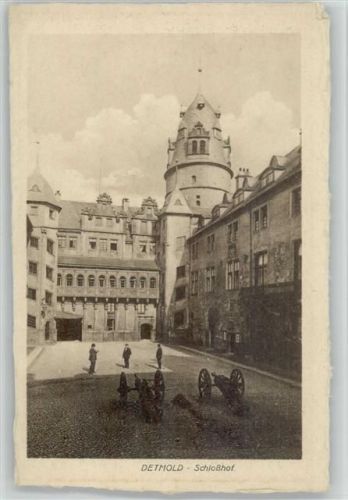 Detmold Schloß Schlosshof Kanonen, ex Sammlung Busse