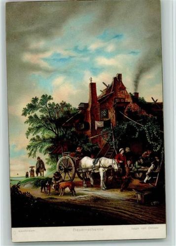 29110 Gemälde von Ostade, Bauernschenke