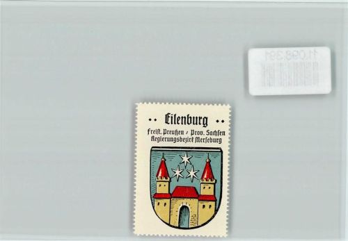 Eilenburg Vignette Wappen Kaffee Hag ca 1920-1940