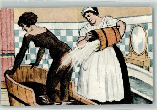 Wasserguß Erotik Akt Zieher, Ottmar Nr. 41