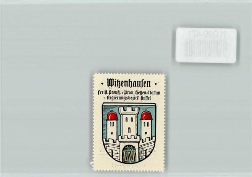 Witzenhausen Vignette Wappen Kaffee Hag ca 1920-1940
