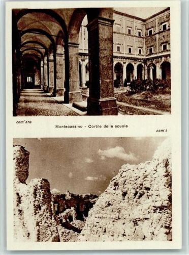 Montecassino Abbazia Cortile delle scuole