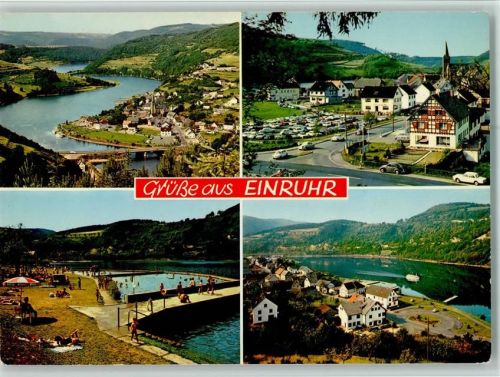 Einruhr Ortsansichten Schwimmbad 4-Bildaufnahme