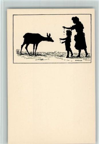Serie Berliner Tierschutzverein C Nr. 64 - Reh füttern