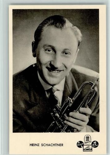 Heinz Schachtner mit Trompete