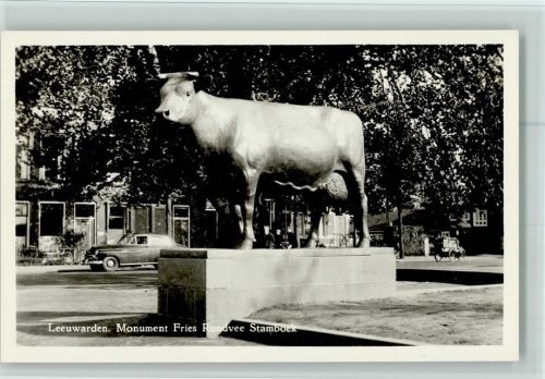 Leeuwarden Monument Fries Rundvee Stamboek ca 1960 AK