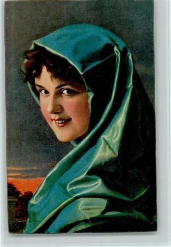 29298 Gemälde von Hunger - Gertraude - schöne Frau