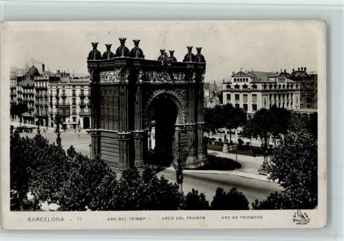 Barcelona Arc Del Trimof Arco del Trifuno Arc de Triomphe