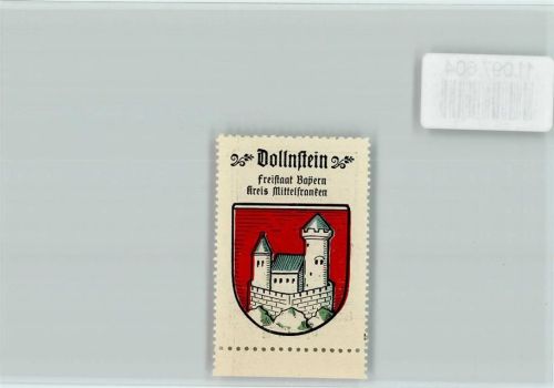 Dollnstein Vignette Wappen Kaffee Hag ca 1920-1940