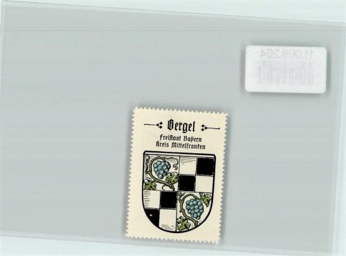 Marktbergel Vignette Wappen Kaffee Hag ca 1920-1940