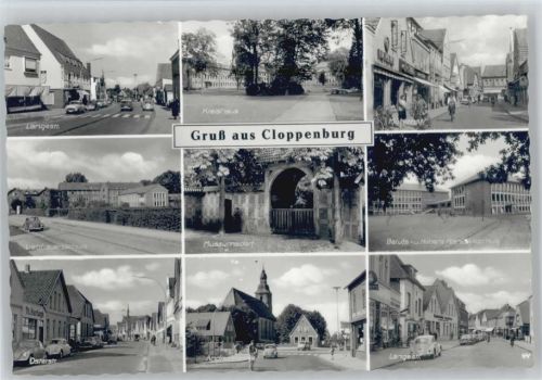Cloppenburg Langestr. Kreishaus Mühlenstr. Liebfrauenschule Museumsdorf Berufs- u. Höhere Handelsschule Osterstr. Andreaskirche