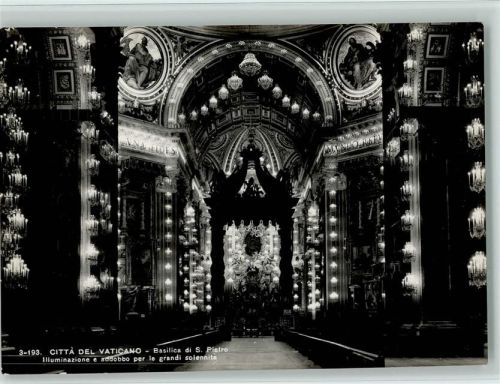 3-193 - Basilica di S. Pietro - Illuminatione