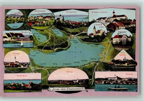 Herrsching Ammersee Kloster Andechs Schloß Pähl Buch Breitbrunn Riederau Holzhausen Diessen Utting Schondorf Inning Stengen