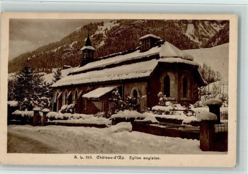 Château-d´Oex Eglise anglaise Winter