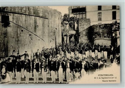Fuenterrabia - El 8 Sept. Tiburcio Berrotaran , Basken AK