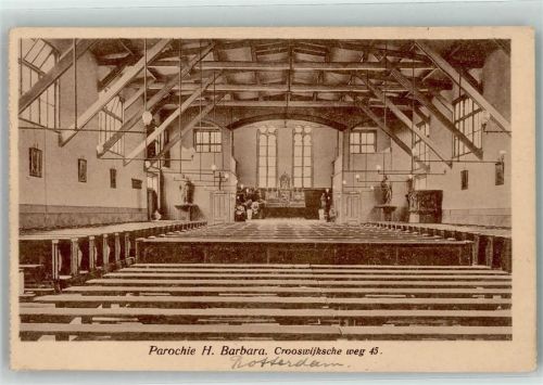 Rotterdam Parochie H.Barbara Innenaufnahme