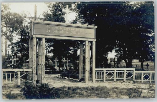 Soldatenfriedhof Foto AK WK I