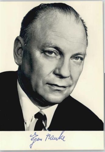 Egon Franke - Bundesminister für innerdeutsche Beziehungen SPD
