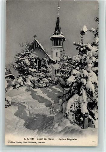 Caux Eglise Anglaise en hiver (im Winter)